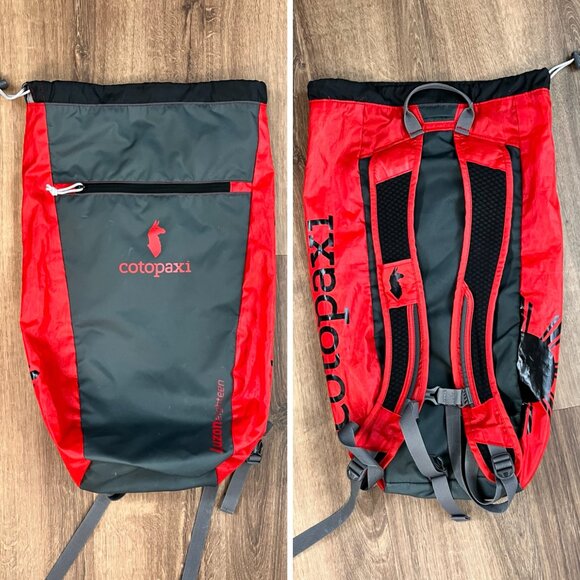 Cotopaxi Luzon 18L Backpack Del Dia Black Gray Red